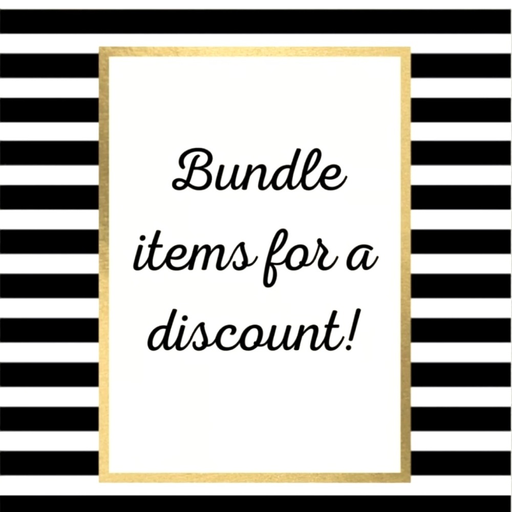 Bundle any $5.00 items and get a discount.